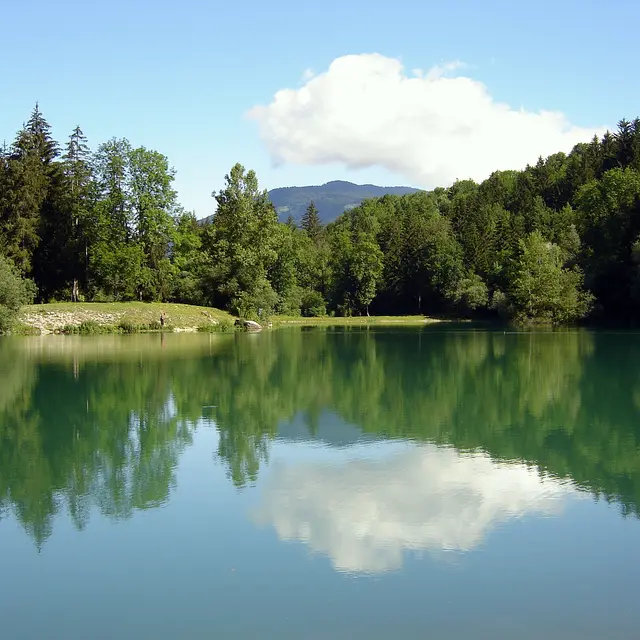 Plan d'eau de La Motte-en-Bauges