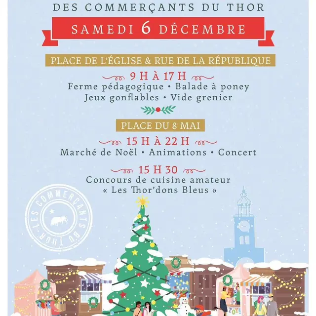 Marché de Noël des commercants du Thor_Le Thor