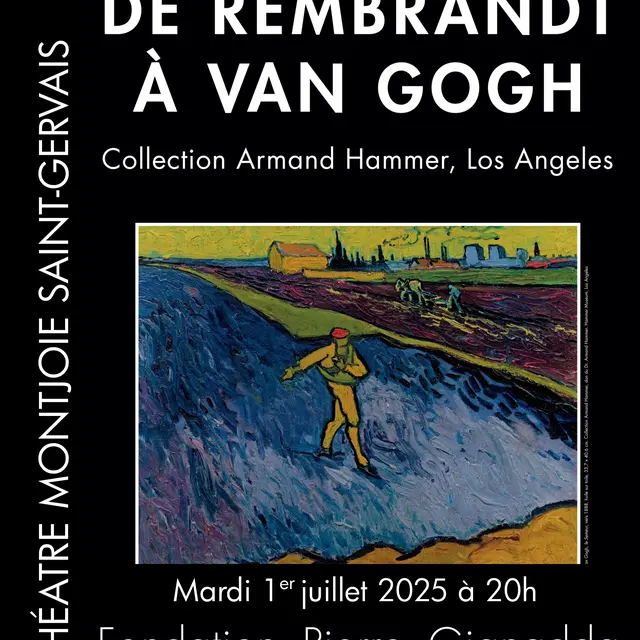 Conférence De Rembrandt à Van Gogh - Martha Degiacomi Fondation Gianadda_Saint-Gervais-les-Bains