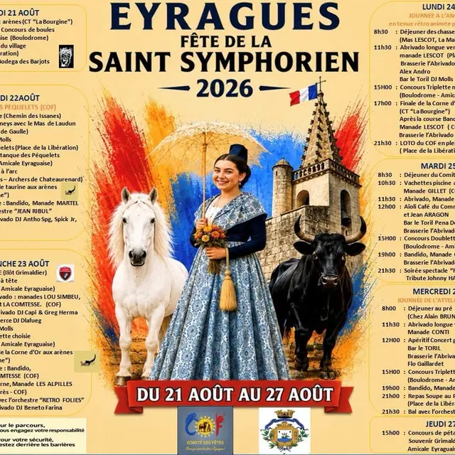Fête de la Saint Symphorien_Eyragues