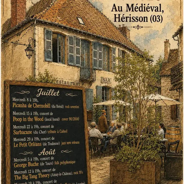 Concerts d'été au Médiéval_Hérisson