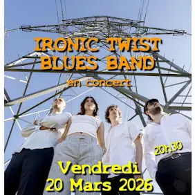 Concert Ironic Twist Blues Band - Hall Blues Club_Pélussin