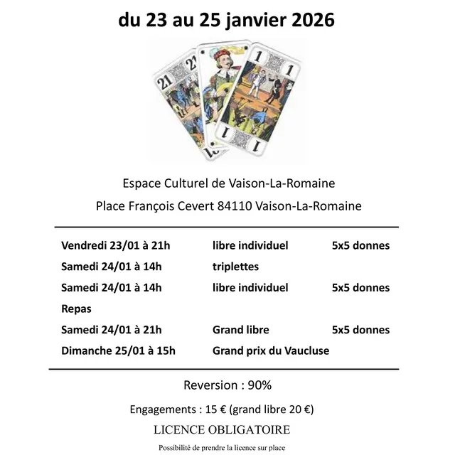 Tournoi de Tarot_Vaison-la-Romaine
