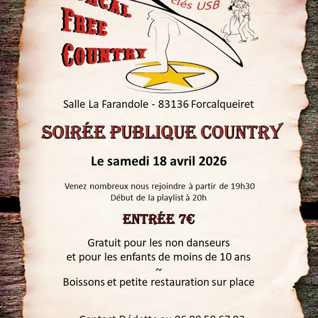 Soirée country_Forcalqueiret