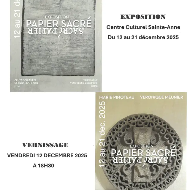Exposition Papier Sacré - Sacré Papier_Boulbon