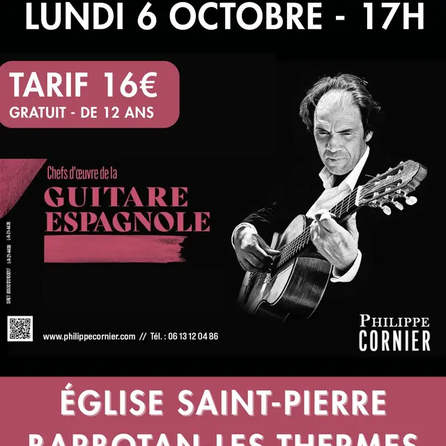 Concert de Ph. CORNIER à l'église de Barbotan-les-Thermes_Cazaubon