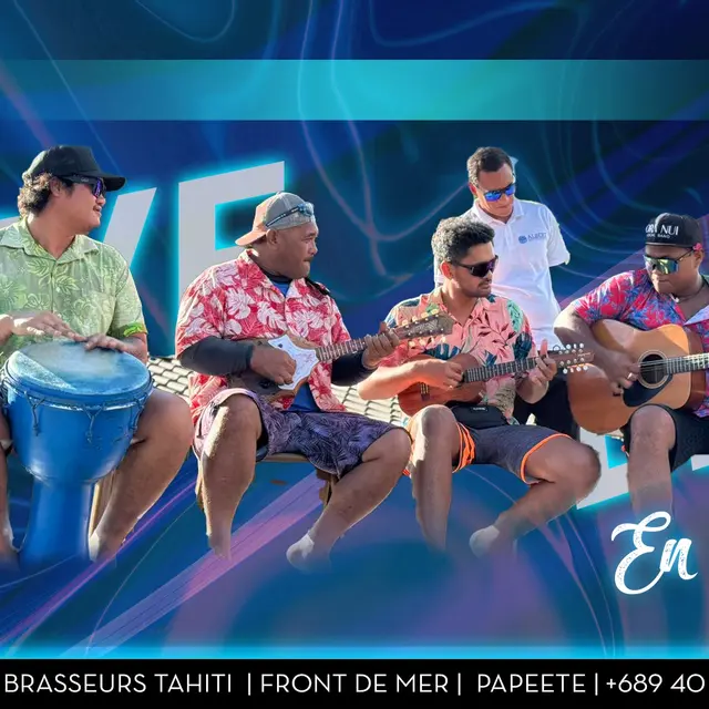 Ora nui local band en concert - 3 Brasseurs de Tahiti_Papeete