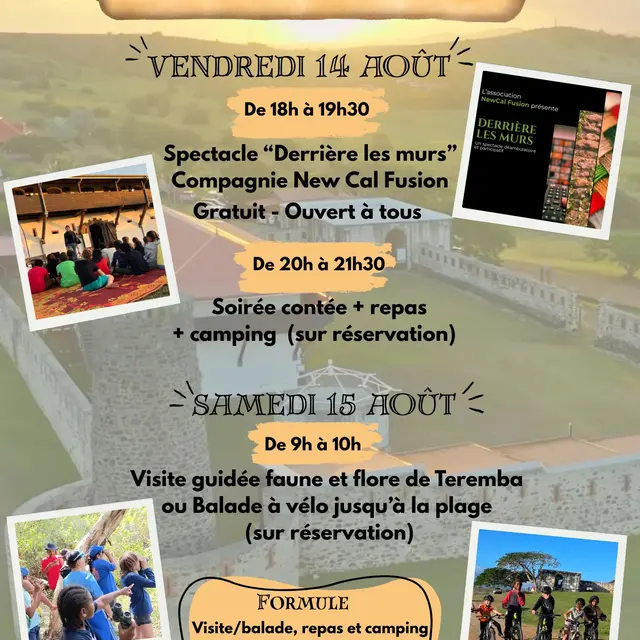 Spectacle déambulatoire et participatif Derrières les murs_Moindou
