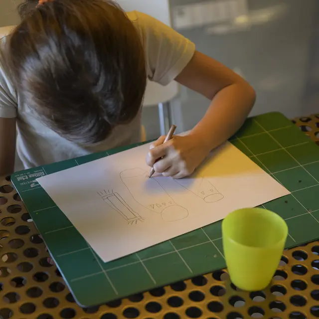 Atelier enfant Création : Béton_Firminy