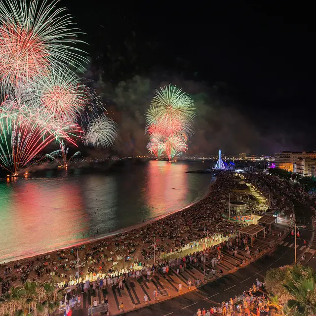 Feux d'artifice de juillet_Saint-Raphaël