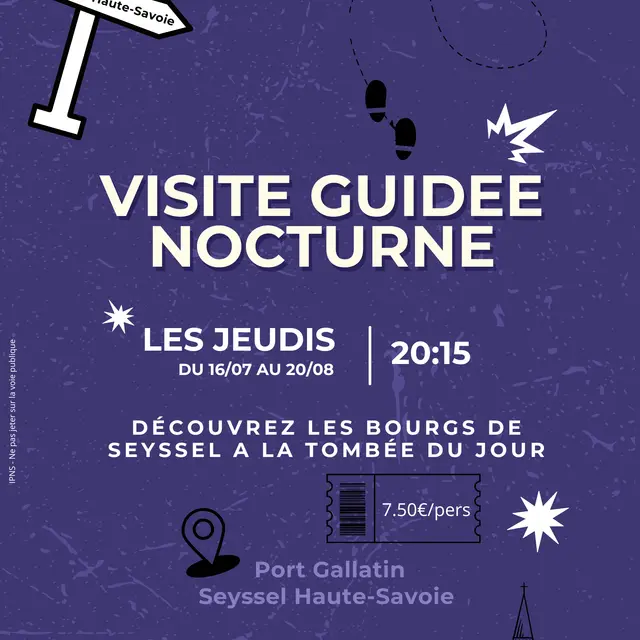 Visite guidée nocturne de Seyssel_Seyssel