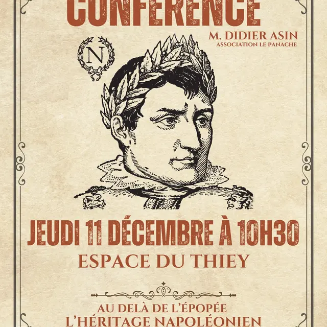 Conférence : « Au-delà de l’épopée, l’héritage napoléonien »_Saint-Vallier-de-Thiey