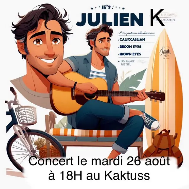 Concert Julien (Chant, Guitare & Harmonica)_Les Sept Laux