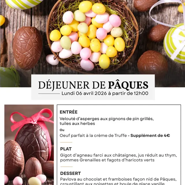 Déjeuner de Pâques à la Mule du Pape_Châteauneuf-du-Pape