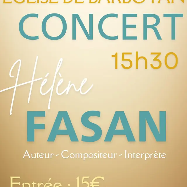 Concert Hélène FASAN à l'église de Barbotan-les-Thermes_Cazaubon