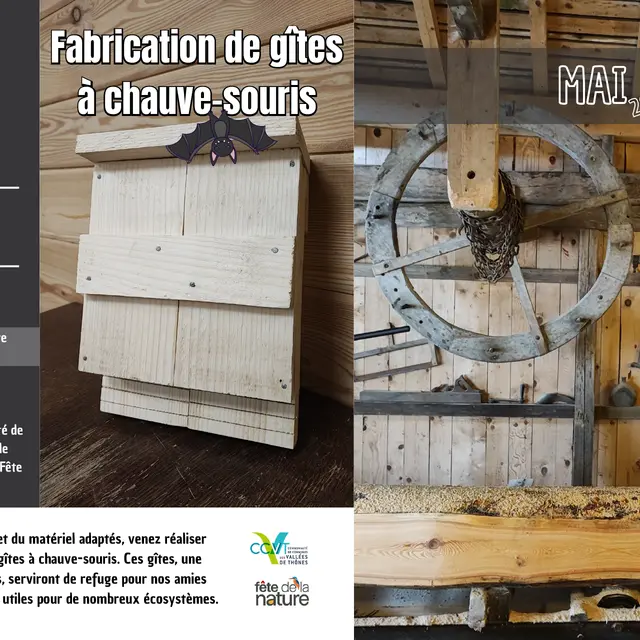 Fabrication de gîtes à chauve-souris_Thônes