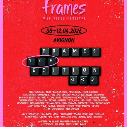 Affiche Frames Web Video Festival_Avignon