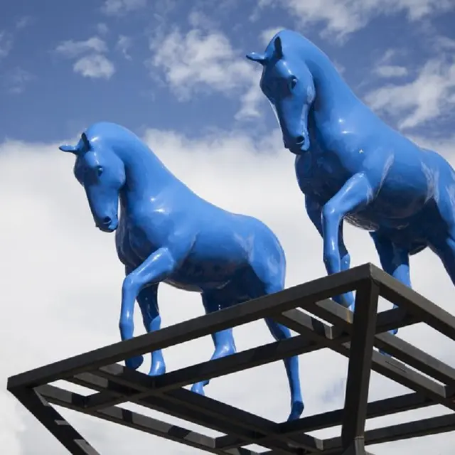 Chevaux bleus