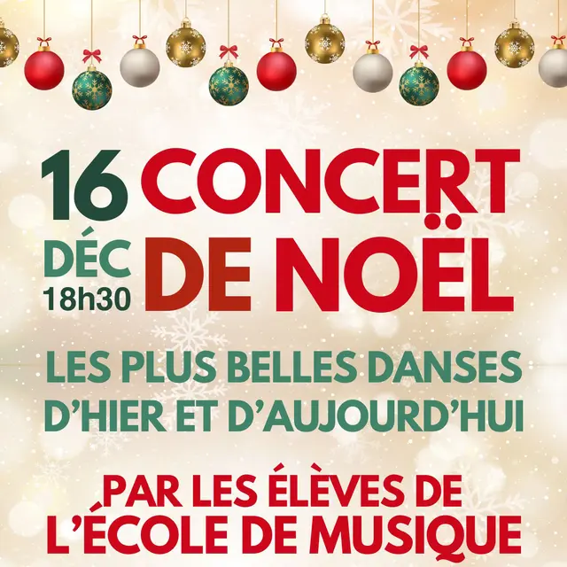 Concert de Noël de l'école de musique_Villeneuve-Loubet