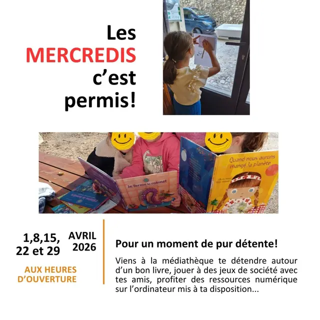 Les mercredis d'avril, c'est permis !_Seillans