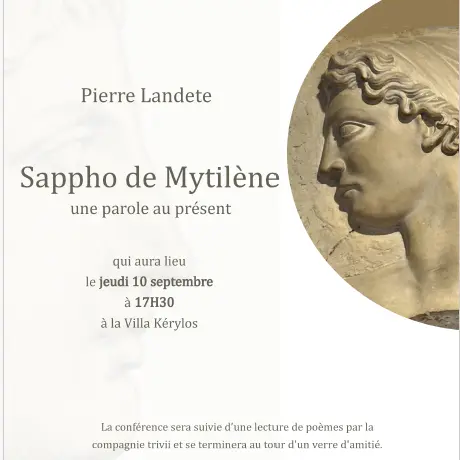 Conférence Sappho: Une parole au présent à la Villa Kérylos_Beaulieu-sur-Mer