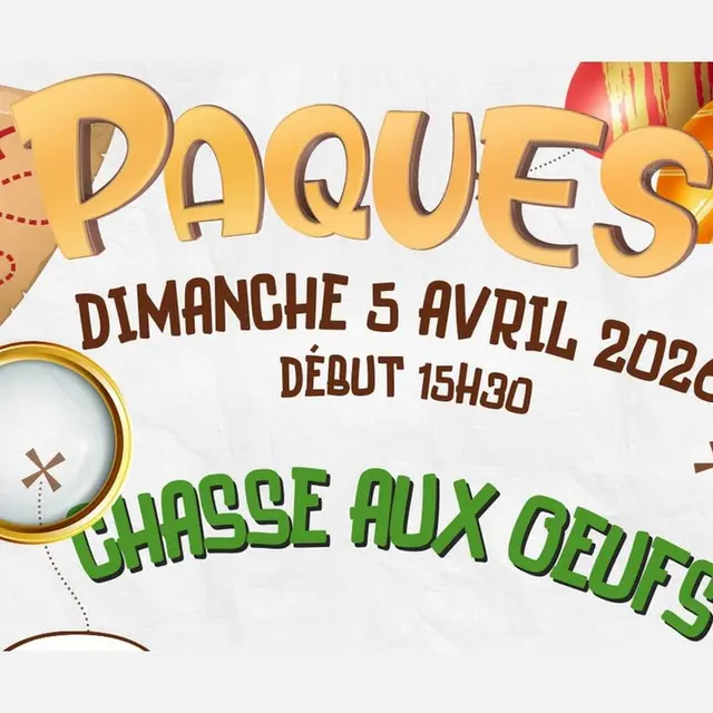Chasse aux oeufs de Pâques à Aureille 05.04.26