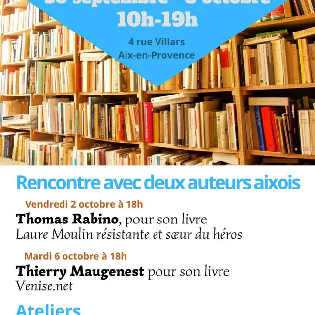 Braderie solidaire de livres_Aix-en-Provence