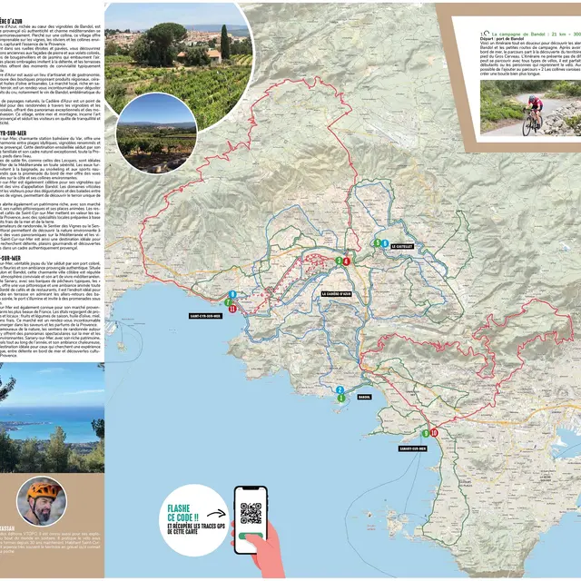 Gravel - itinéraires de vélo_Le Castellet