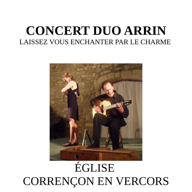Concert Duo Arrin_Corrençon-en-Vercors
