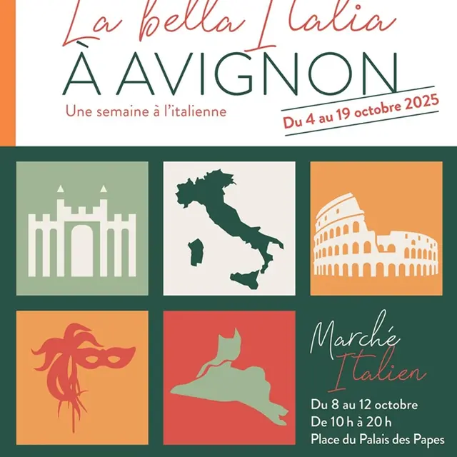 Visuel Semaine italienne à Avignon - La Bella Italia_Avignon