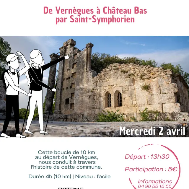 Balade accompagnée et commentée : De Vernègues à Château Bas_Vernègues