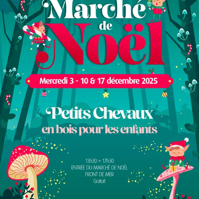 Balade en petits chevaux en bois Sulky_Le Lavandou