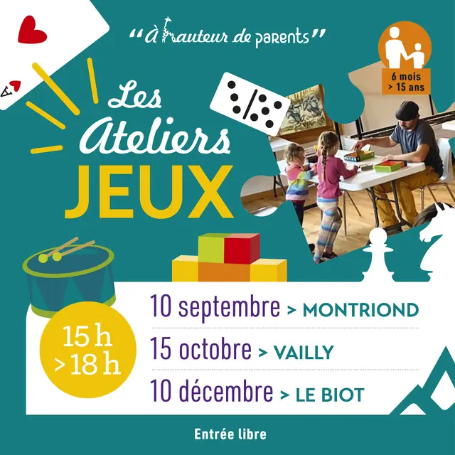 A hauteur de parents : Atelier Jeux au Biot_Le Biot