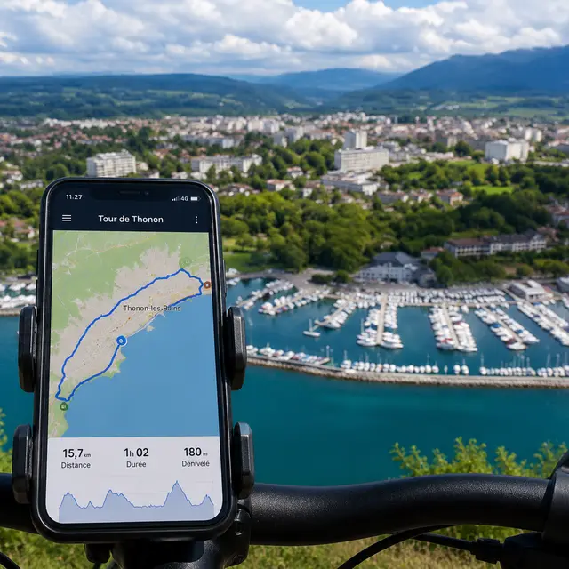 Découverte de Thonon-les-Bains à Vélo Électrique avec Parcours GPS_Thonon-les-Bains