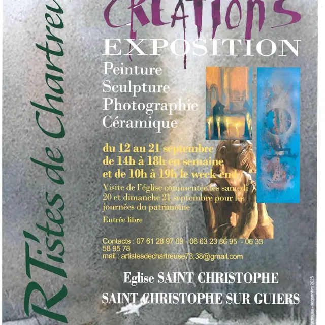 Exposition Créations_Saint-Christophe-sur-Guiers