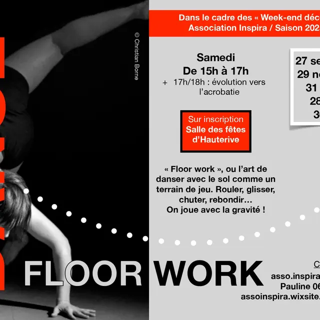 Floor Work : atelier dansé au sol_Hauterive