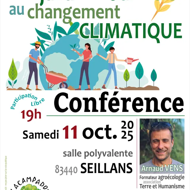 Conférence Adapter son jardin nourricier aux changements climatiques_Seillans
