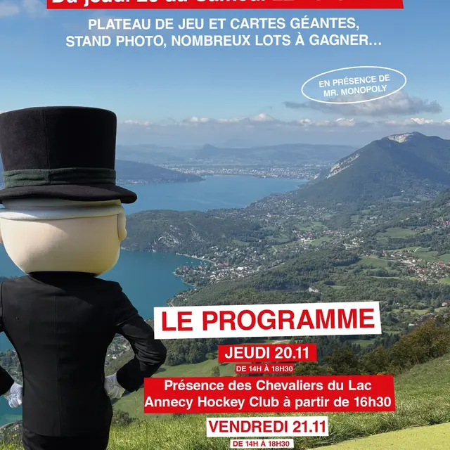 Lancement Monopoly Annecy