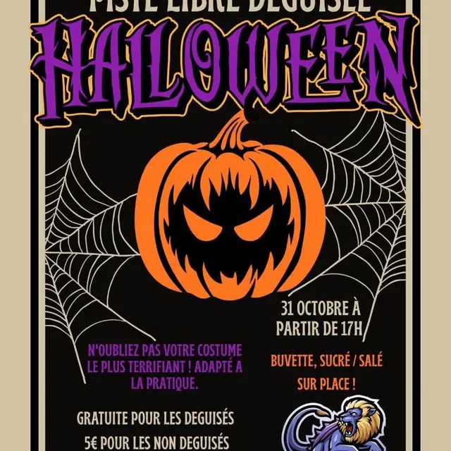 Piste libre déguisée - BMX Halloween_Entrechaux