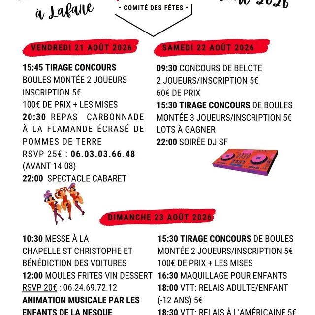 Fête votive de la Saint Christophe_Lafare