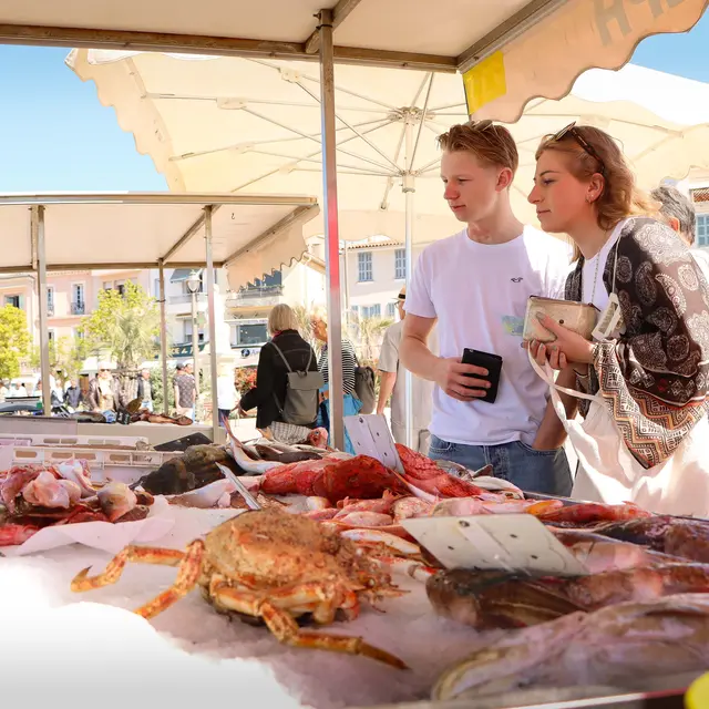 Étals de pêcheurs_Sanary-sur-Mer