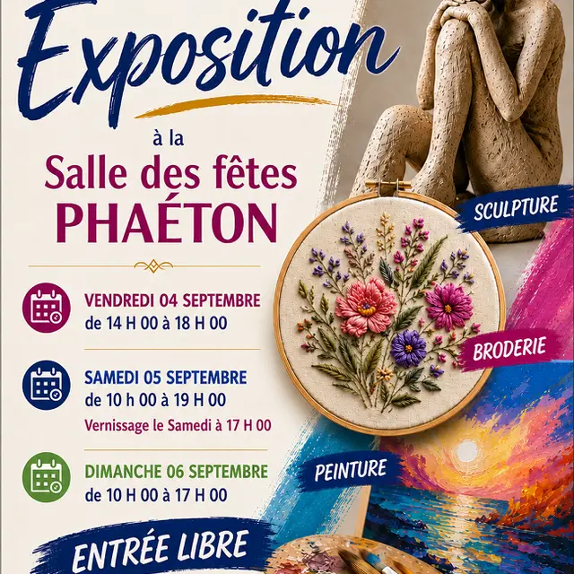 Exposition de broderie, sculpture, peinture à Culoz_Culoz-Béon