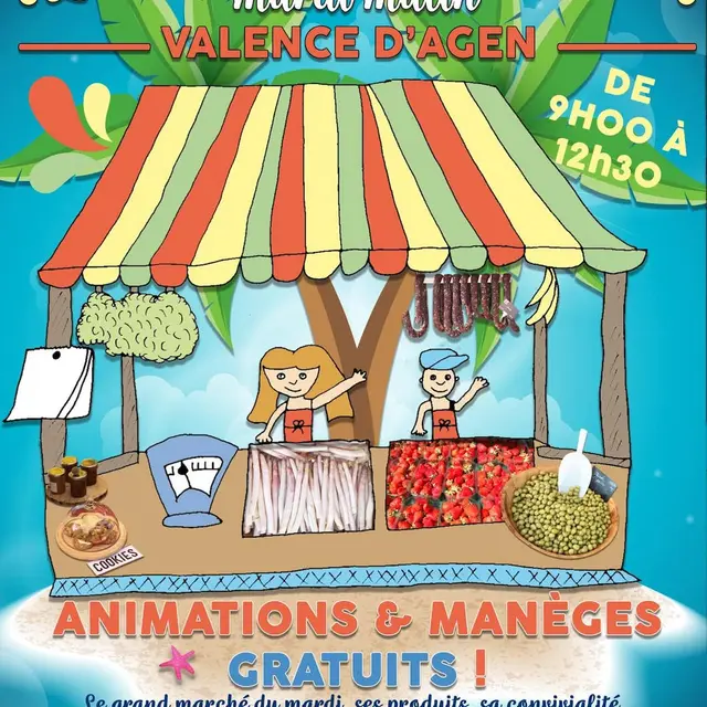 animation marché