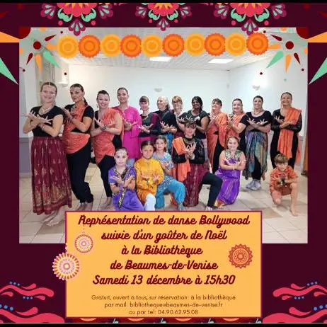 Spectacle danse Bollywood_Beaumes-de-Venise