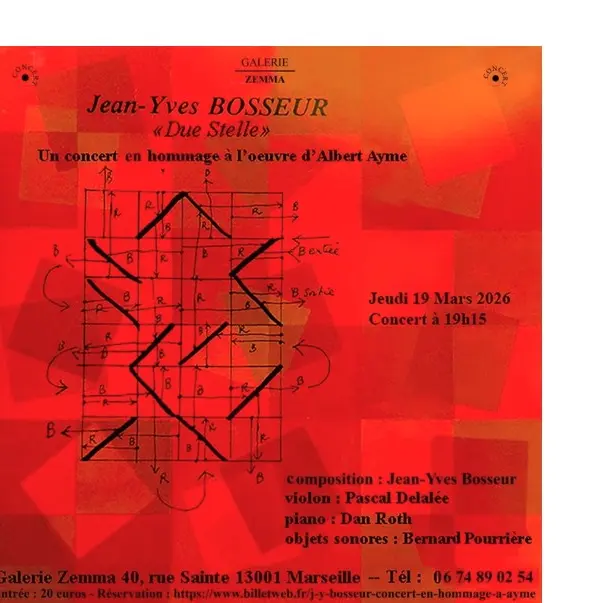 Concert Due Stelle de Jean Yves Bosseur