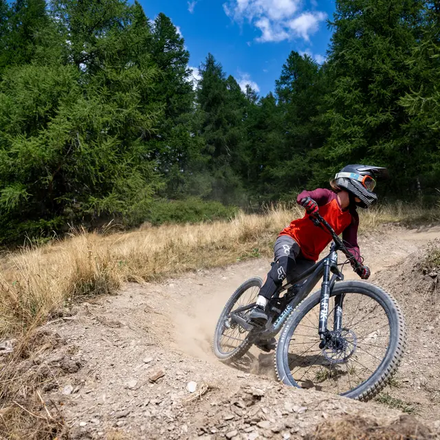 Itinéraire bike park piste verte La Gilly_Abriès-Ristolas