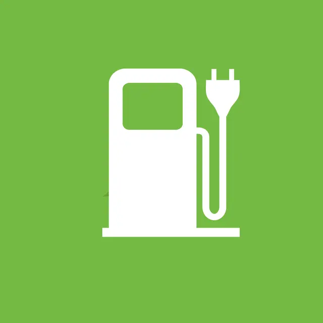 Logo borne de recharge