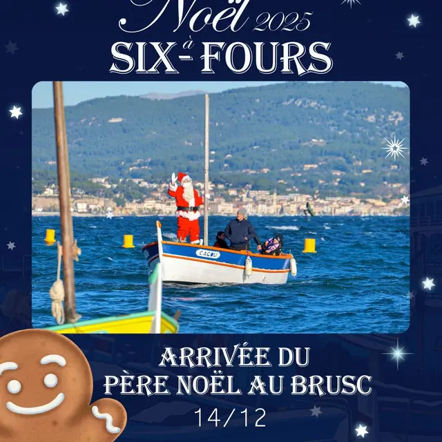 Arrivée du Père Noel au Brusc_Six-Fours-les-Plages