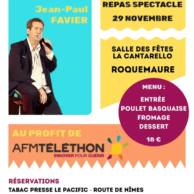 Soirée Solidaire au profit de l’AFM-Téléthon_Roquemaure