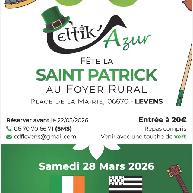 La Saint-Patrick s’invite à Levens_Levens